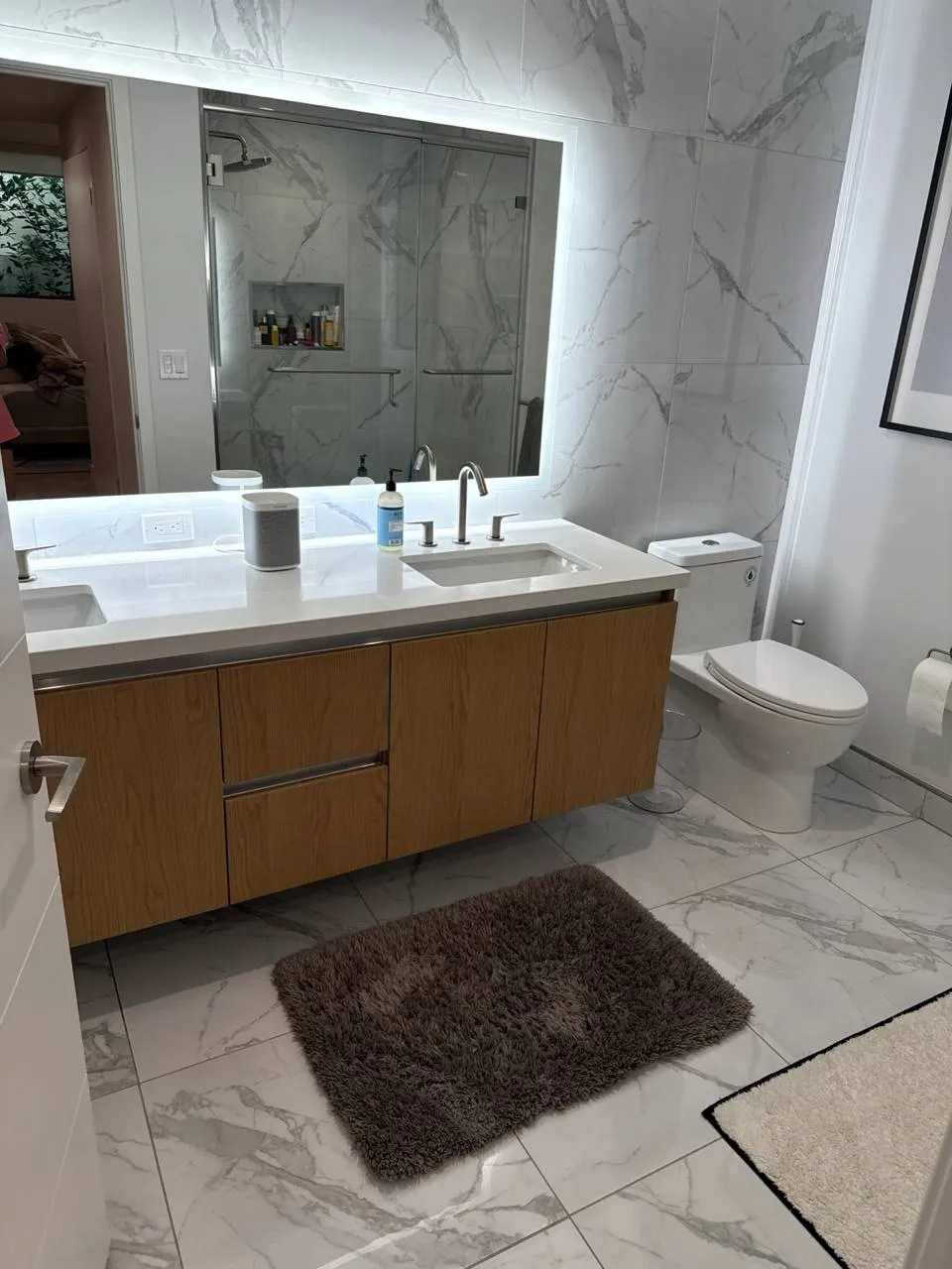 Bathroom after cleaning