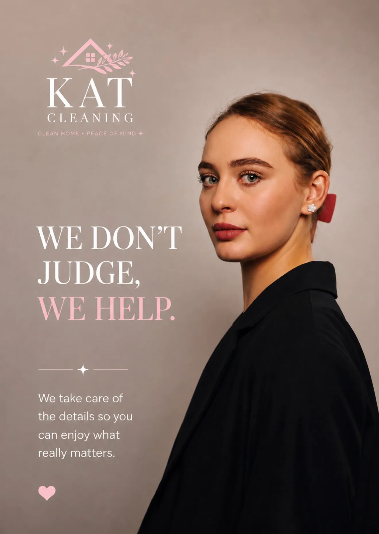Kat, founder of KAT Cleaning LA